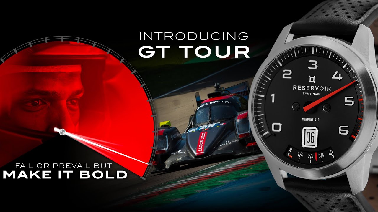 Introducing RESERVOIR GT Tour : the car racing passion on your wrist !