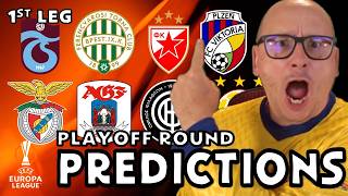 EUROPA LEAGUE PLAY-OFF | 2026/27 1st Leg Predictions