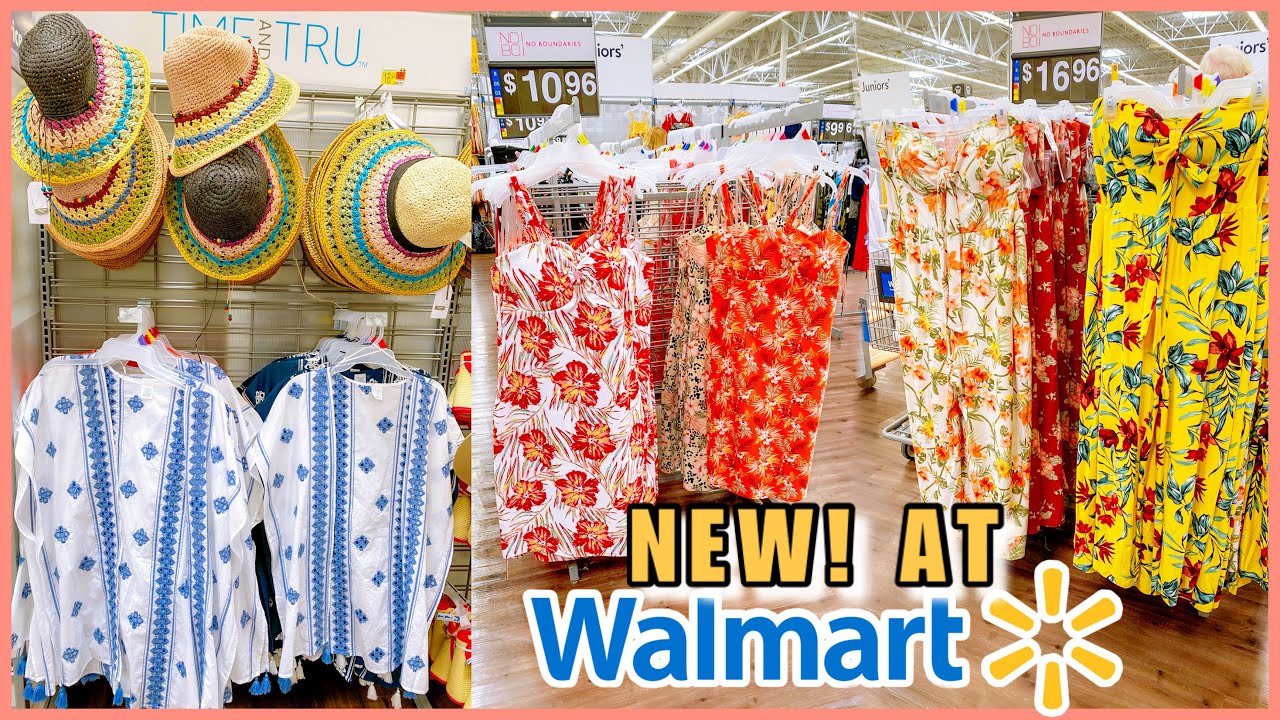 🔥WALMART SHOP WITH ME❤️NEW FINDS‼️WALMART NEW SUMMER CLOTHING DRESS TOPS & ACCESSORIES💜