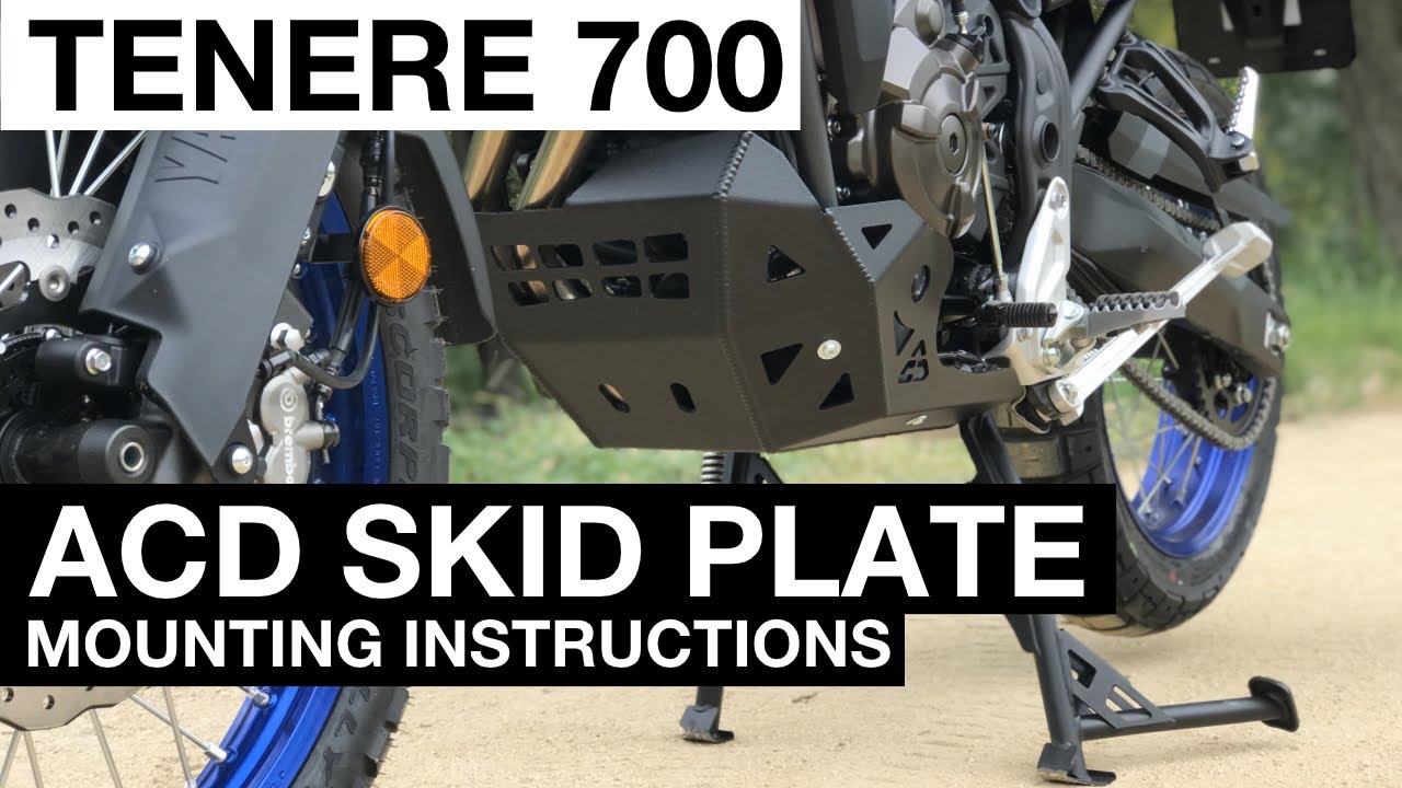 Ultimate Skid plate for Yamaha Tenere 700 by ACD Racing Parts - Mounting instructions