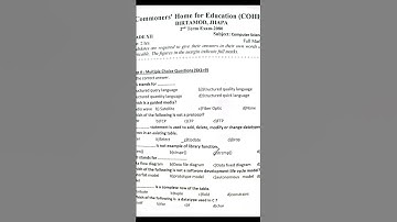 Computer Science Model Question Class 12 #final #exam #preparation #computerscience #class12 #2025