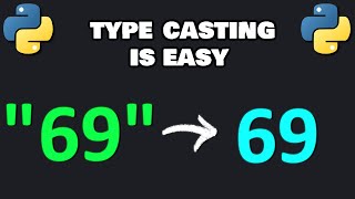 Type casting in Python is easy