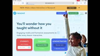 Nearpod Sign-in Process