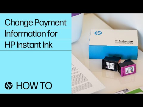 Change Payment Information for HP Instant Ink | HP Printers | HP