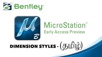 MicroStation Dimension Styles | MicroStation for beginners - Part 7 | Mr. RK info #DimensionStyles