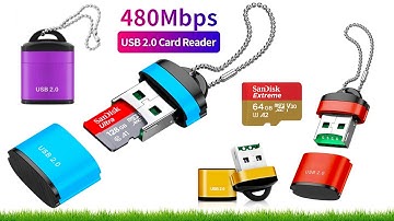High-Speed USB 2.0 Micro SD TF Card Reader Mini Adapter for Mobile Phone & Memory Cards