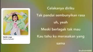 Boleh Juga - Salma Salsabil | Lirik Lagu