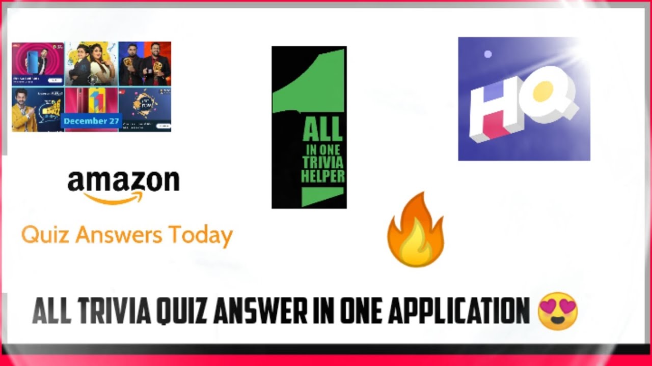 All Trivia Quiz Answer in one application in 2021 || HQ Quiz Free Answer