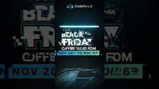 Black Friday is here! Get 45% Off!