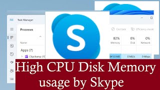 Porto Bevægelse strå High CPU Memory Disk Usage by Skype in Windows 11 &10 [Simple Fix] - YouTube