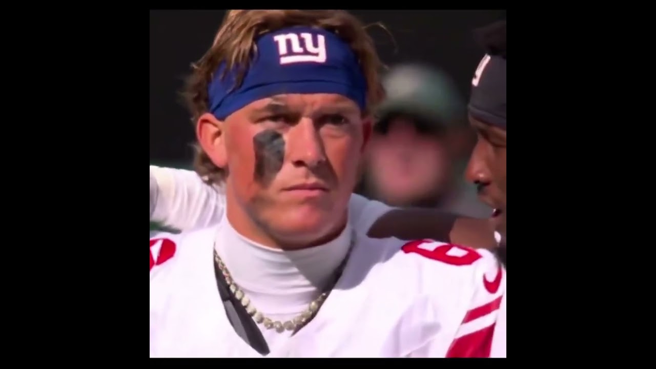 Jaxson Dart's head butt with Cam Skatebo before being carted off is enough to make a grown man cry