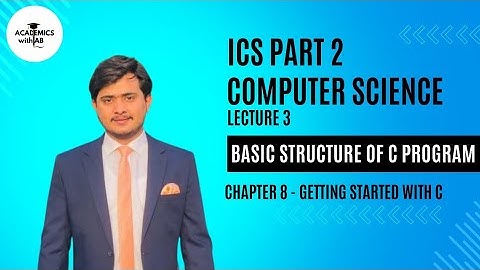 Basic Structure of C program | part 2 computer