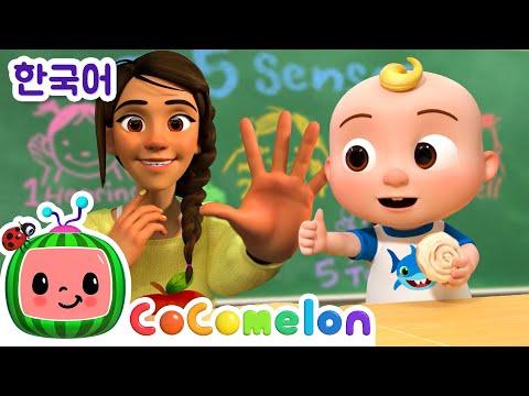 다섯 가지 감각을 배워요 | 오감각 동요 | 코코멜론 동요 &amp; 키즈송 | 코코 멜론 인기 동요 | CoComelon