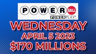Powerball Results April 5 2023 $170 Millions   MrLotto