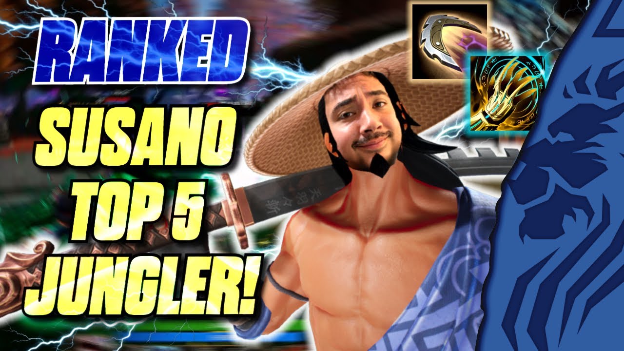 RANKED SUSANO TOP 5 JUNGLER! SMITE 2