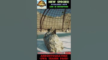 Ardontognathus! - New Species Mod! - Jurassic World Evolution 2 Mods - #shorts