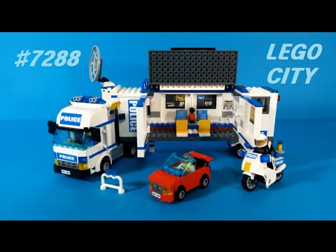 LEGO CITY MOBILE POLICE UNIT 7288 Build Review 레고시티 7288 이동경찰서 조립 리뷰영상 ...