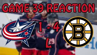 New Year, Not New Jackets | Blue Jackets vs Bruins Reaction