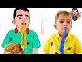 Vlad and nikita kids play with balloons meme drawing video | vlad and niki niki funny