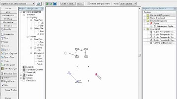 Connecting electrical lights using Autodesk Revit MEP