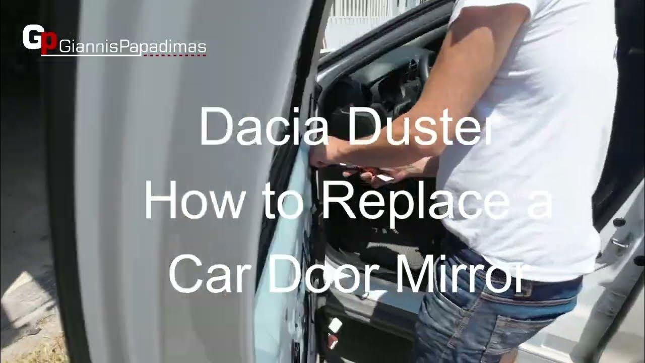 Dacia Duster How to Replace a Car Door Mirror YouTube