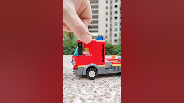 Don't worry, there's a Lego fire truck to save you #lego #firetruck #funny #family #shorts