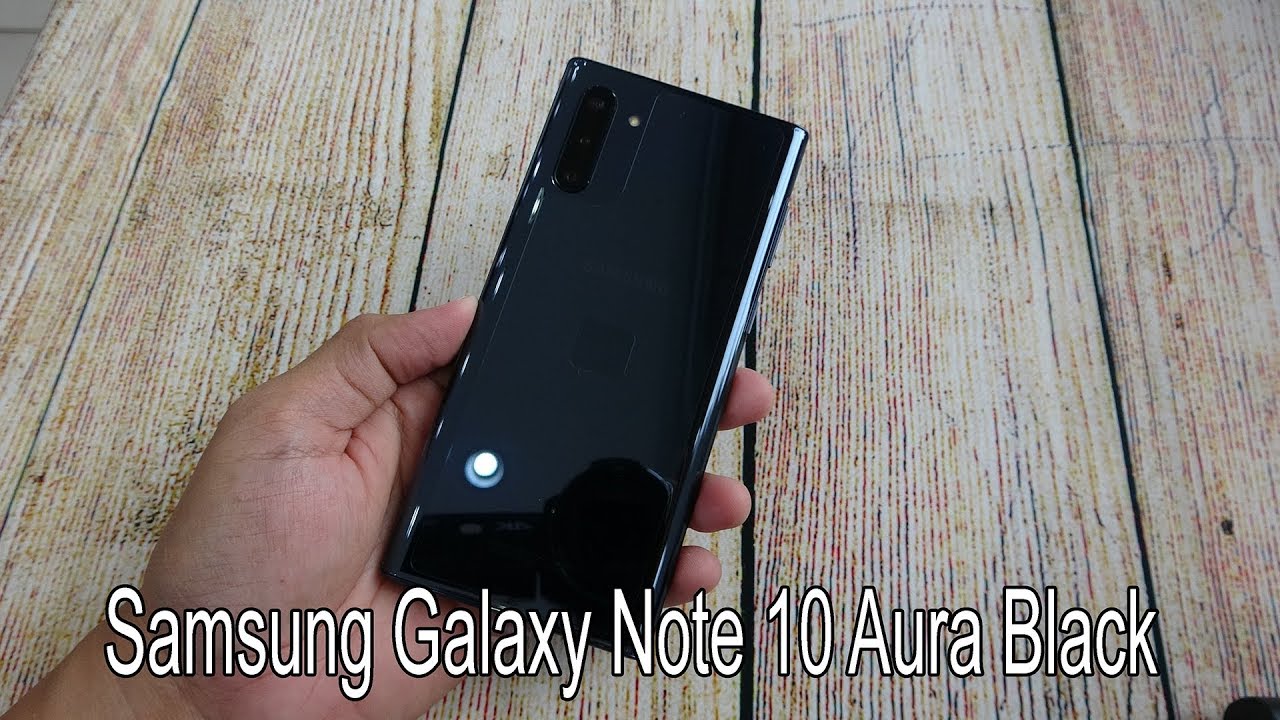 Samsung Galaxy Note10 Plus 5G Unboxing Aura Black 