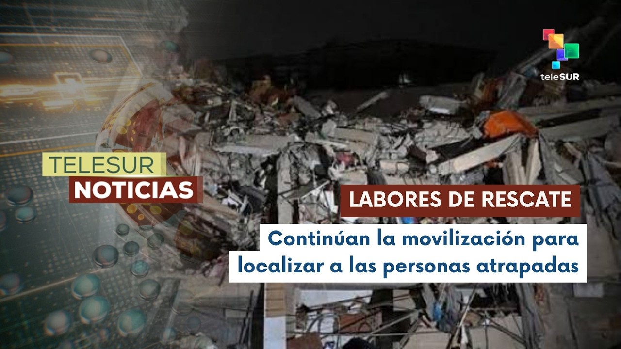 Rescate en La Guaira tras colapso de edificios residenciales