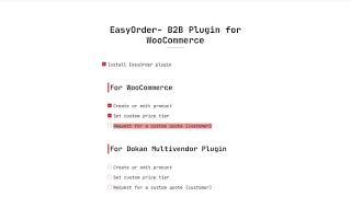 EasyOrder Installation and Tutorial