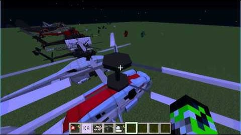 MOD showcase MC Helicopter mod part2