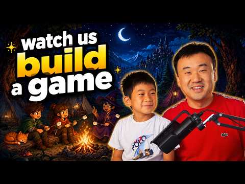 Thumbnail for Dad and Son Vibe Code an RPG Game