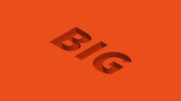 3D Carved Typography Text Effect in Adobe Illustrator CC Tutorial