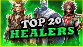TOP 20 HEALERS IN THE GAME!!! RAID: Shadow Legends