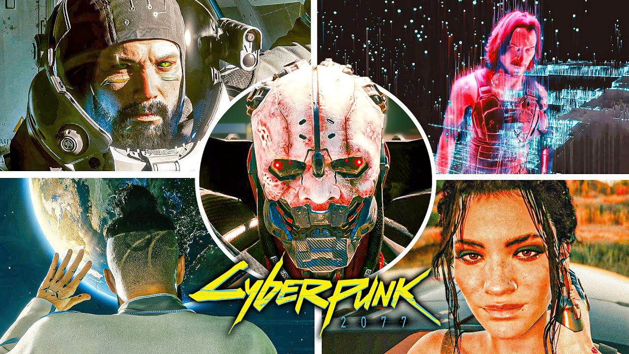 Cyberpunk 2077 - All Endings + Secret Ending (No Commentary) 4K 60FPS Ultra PC - YouTube