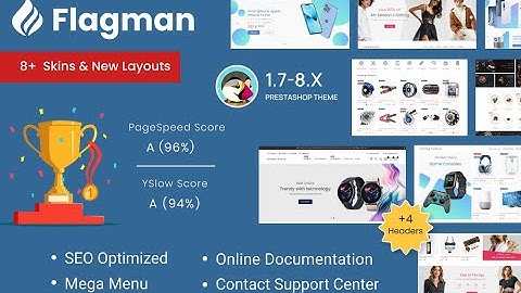 Prestashop Template Electronics & Computers - Hi-Tech Phones, Watches