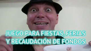 Tirar la moneda al plato. Juego para Fiestas. Ferias y Recaudación de fondos