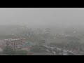 Heavy Wind Storm @80 KM/hr in Lucknow followed by Rain #naturesounds