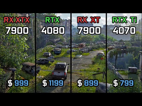 RX 7900 XTX vs RTX 4080 vs RX 7900 XT vs RTX 4070 Ti, 14 Game Benchmark @ 1440p & 4K