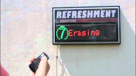 3 Color Remote Control LED Sign Tutorial