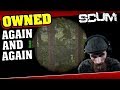 SCUM - LOOTED FULLY GEARED GUY 3 TIMES ( From fresh spawn to stash cleaner )