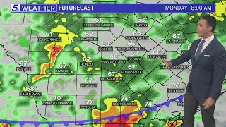 Scattered showers in store with next cold front