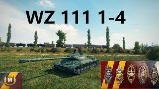 World of tanks WZ 111 1-4 Ace, 8k dmg, 10 tappoo