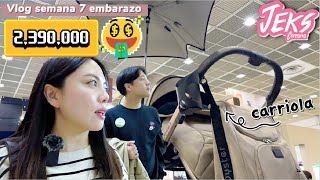 Empiezan las preocupaciones económicas 😨 | Tour en la feria de artículos para bebé en Corea #vlog