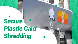Secure Plastic Card Shredding: Protecting Your Data and the Environment