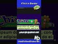 عملت شيكسو على بلندر #blender #بلندر_في_دقيقة #بلندر #اكسبلور #Chixo