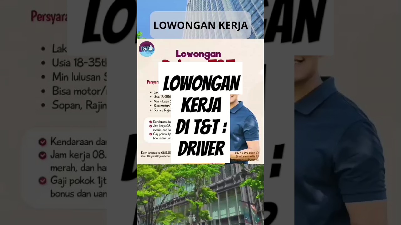 Lowongan Kerja Terbaru Driver 