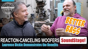 Laurence Dickie Demonstrates How Reaction-Canceling Woofers Reduce Speaker Resonances -  (Ep:61)