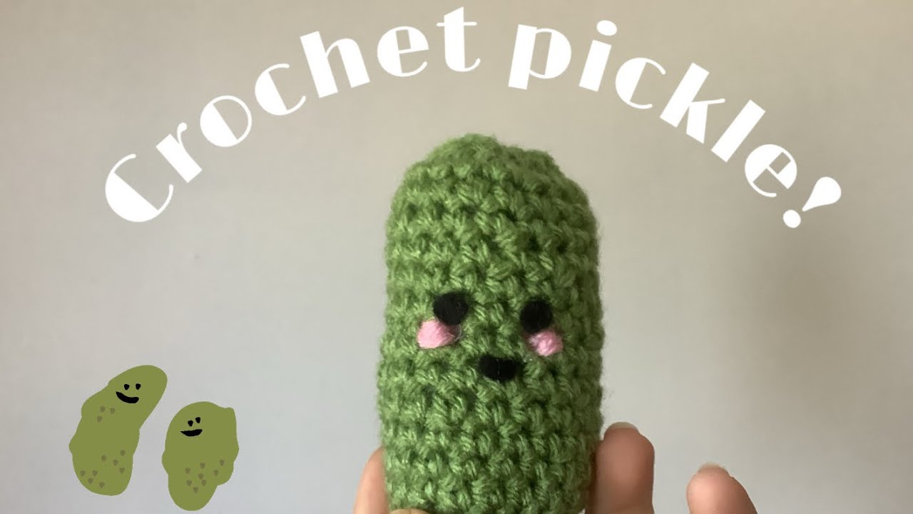 Amigurumi - Emotional Support Pickle Crochet Pattern