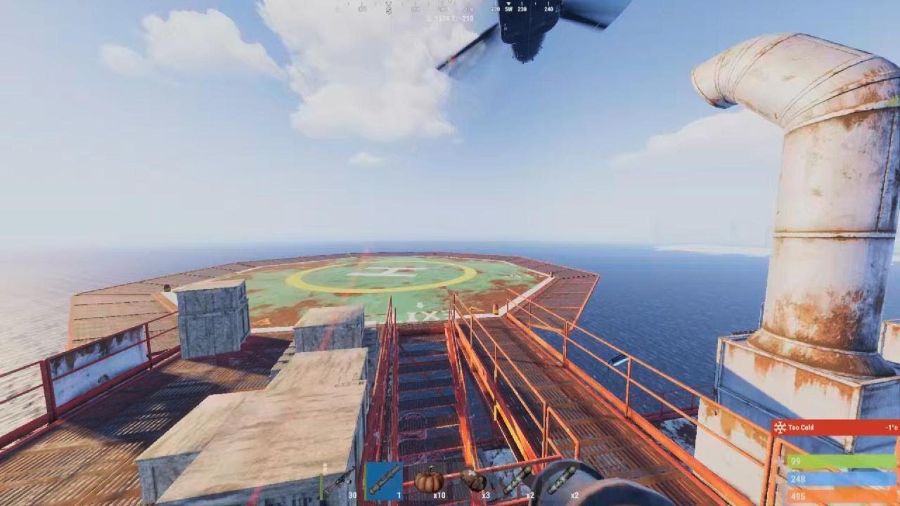 How to take rig in less then a minute (Rust Console edition ) - YouTube