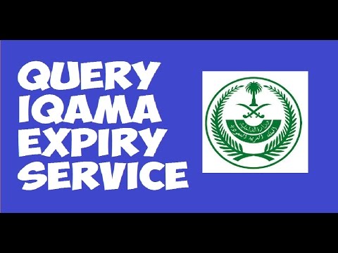 Query Iqama Expiry Service Saudi Arabia Moi